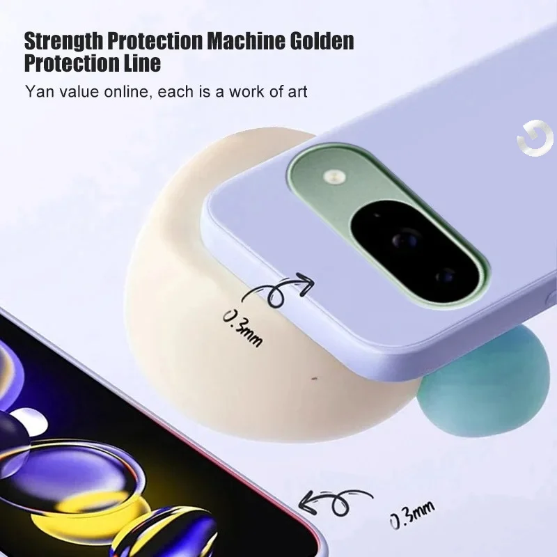 Luxury Premium Original Liquid Silicone Shockproof Slim Phone Case Cover