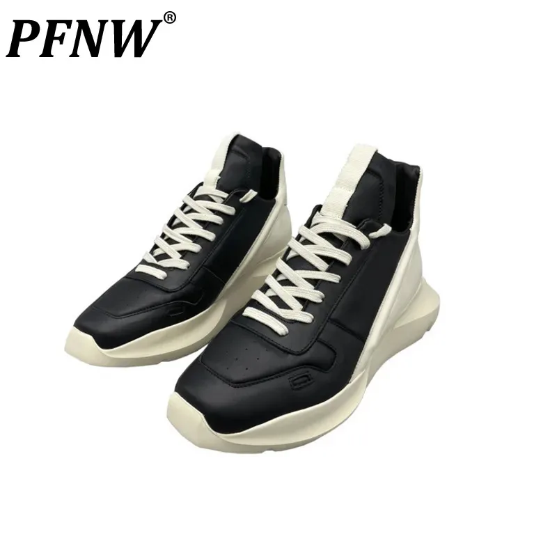 

PFNW Color Matching Sports And Leisure Shoes Minority Designer Thick Bottom High Low Top Shoes Dad Shoes For Men 12A3316
