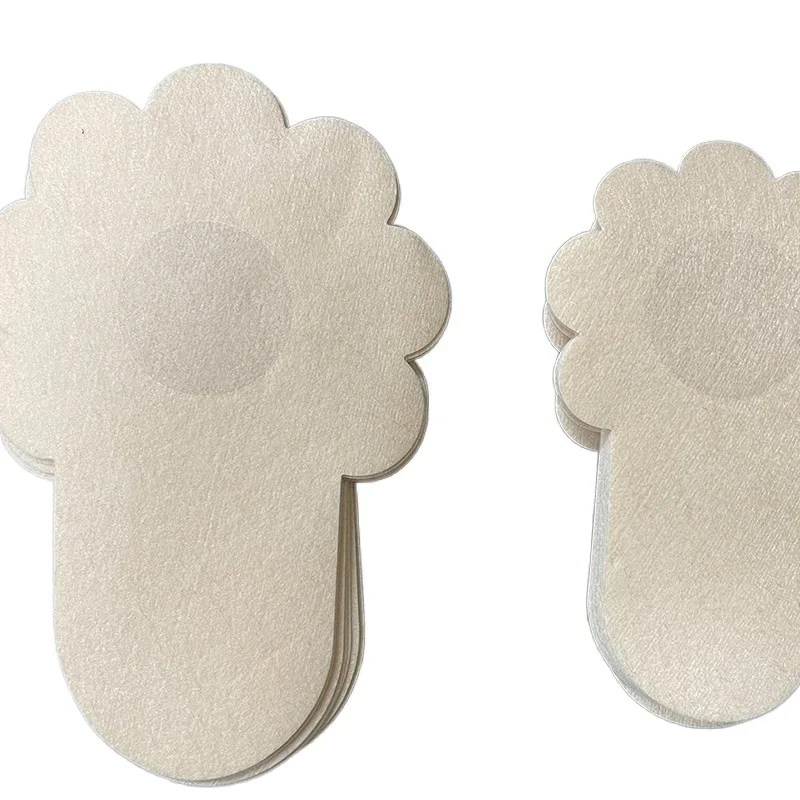 

10pcs Women Push Up Bras Self Adhesive Non-woven Fabric Nipple Cover Disposable Sticky Lift Breast Petals Round Flower Bra Pads