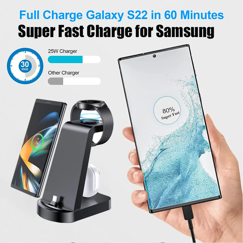 Charging Station Wireless Charger For Galaxy S9 Plus Fast Charging