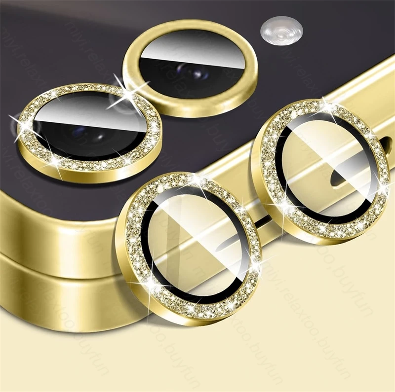 Gitter Diamond Camera Glass Protector with Alloy Ring Lens Guard