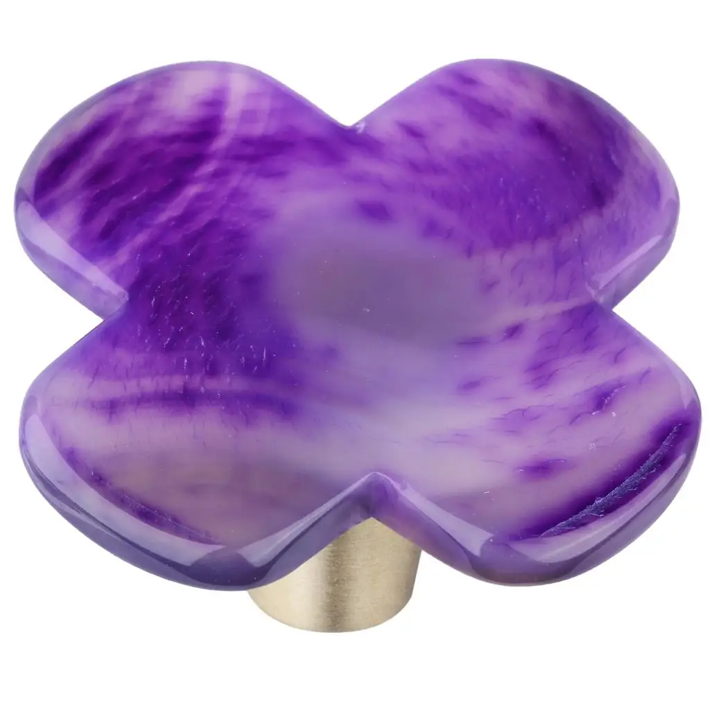 Purple Agate Slice Cabinet Knobs With Screws Heart Shape Drawer Pulls Handle For Dresser Cupboard Kitchen Furniture Decoration large capacity round copper storage tray sundries storage trays jewelry organizer desk dish home decoration kitchen storage