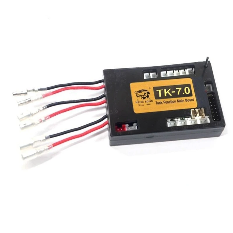 Remote Control Tank Vehicle Car Toy Accessories for Kids RC 7.0 Version Main Board + 2.4GHz Transmitter