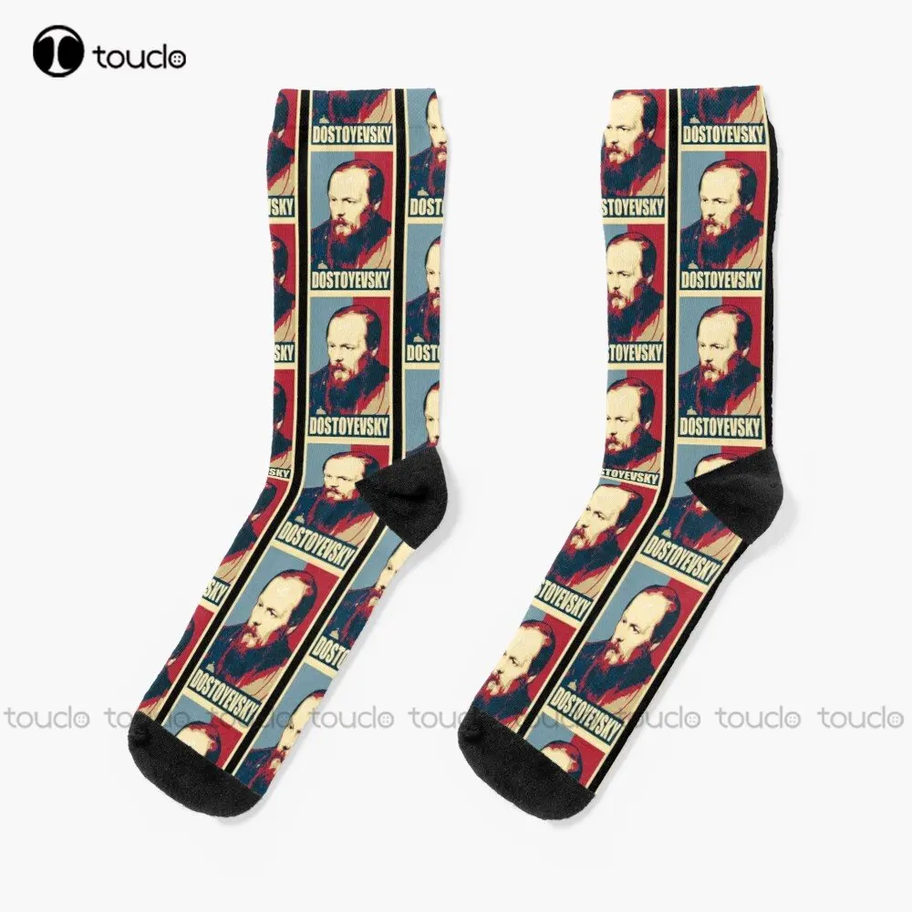 

Fyodor Dostoyevsjy Socks Skeleton Socks Personalized Custom Unisex Adult Teen Youth Socks Christmas Gift Street Skateboard Socks