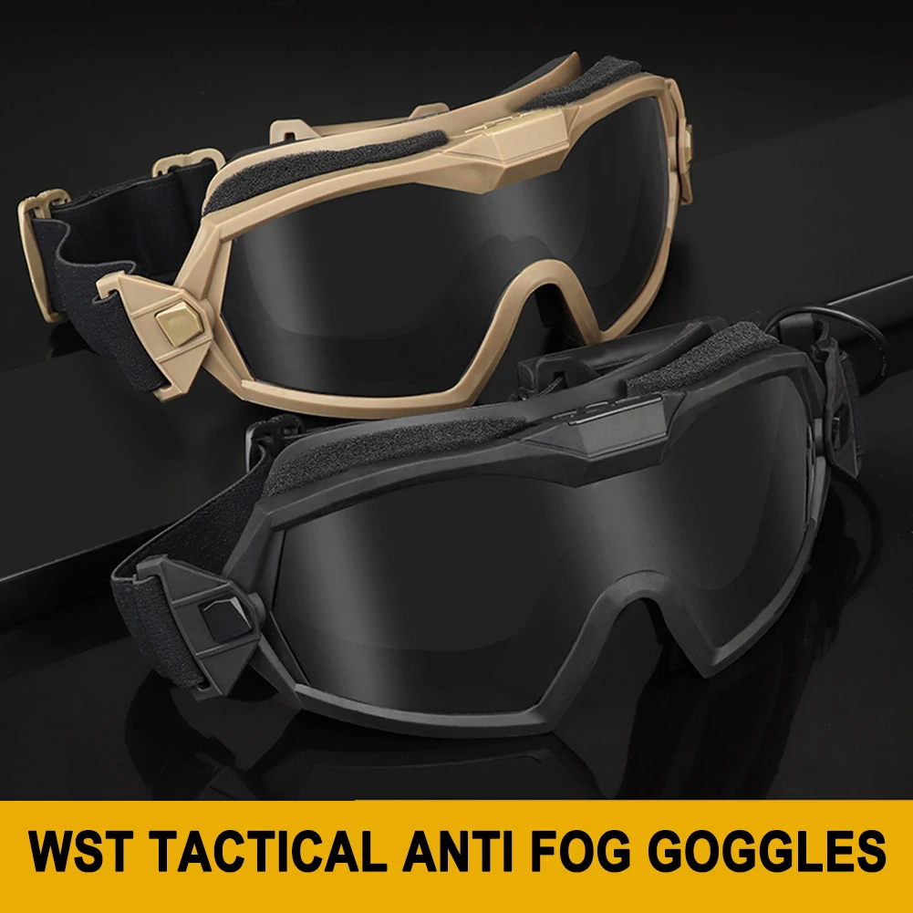 Military Airsoft Tactical Goggles Shooting Glasses Motorcycle Windproof Paintball CS Wargame Hiking 3 Lens Black Tan Green safety goggles polarized sports glasses tactical goggles shooting glasses polarized goggles