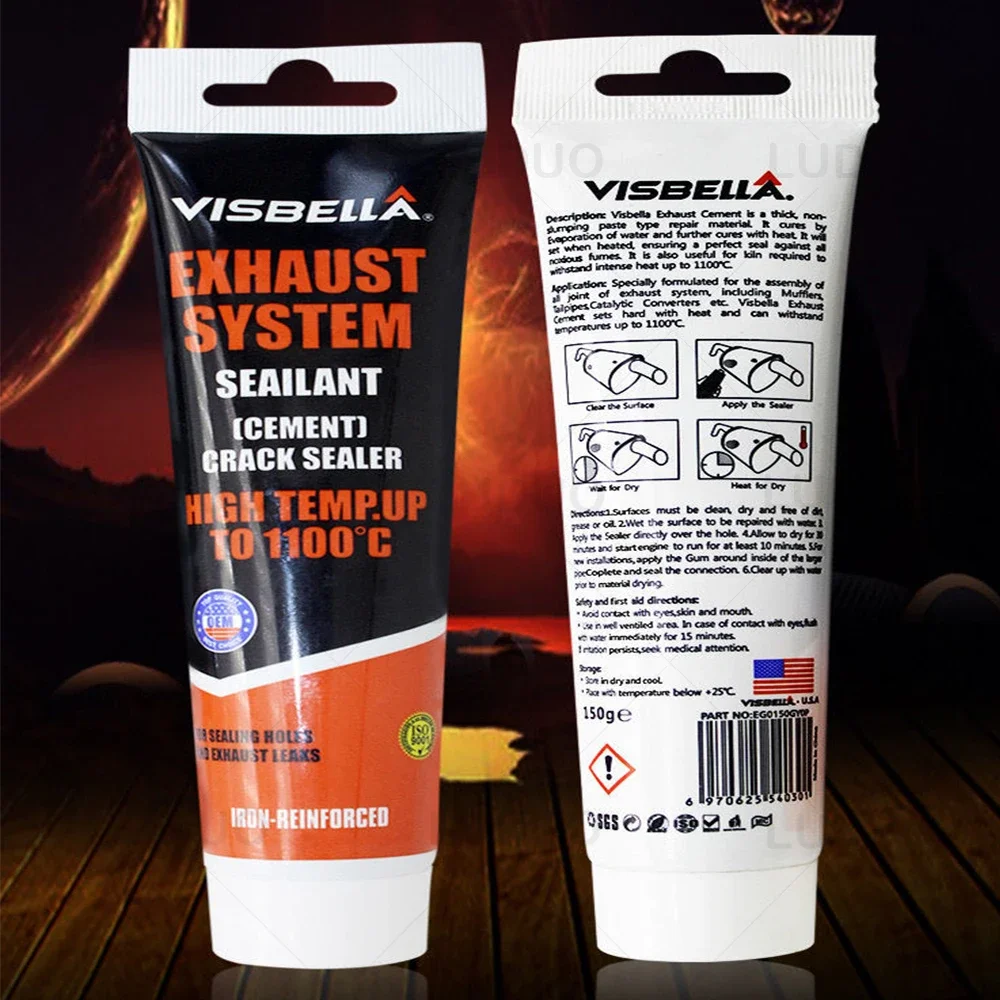 MufflerCementCarExhaustSealantPipeFillerSiliconeRepairPaste