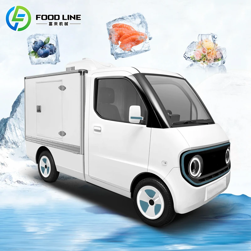 Veicolo Elettrico Refrigerato da 7 Tonnellate, Camion Frigorifero da 14 Piedi con Carrozzeria Personalizzabile - immagine 2