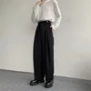 2023 New Black Suit Pants Men Fashion Social Mens Dress Pants Korean Loose Oversized Wide Leg Pants Mens Formal Trousers M-2XL 4