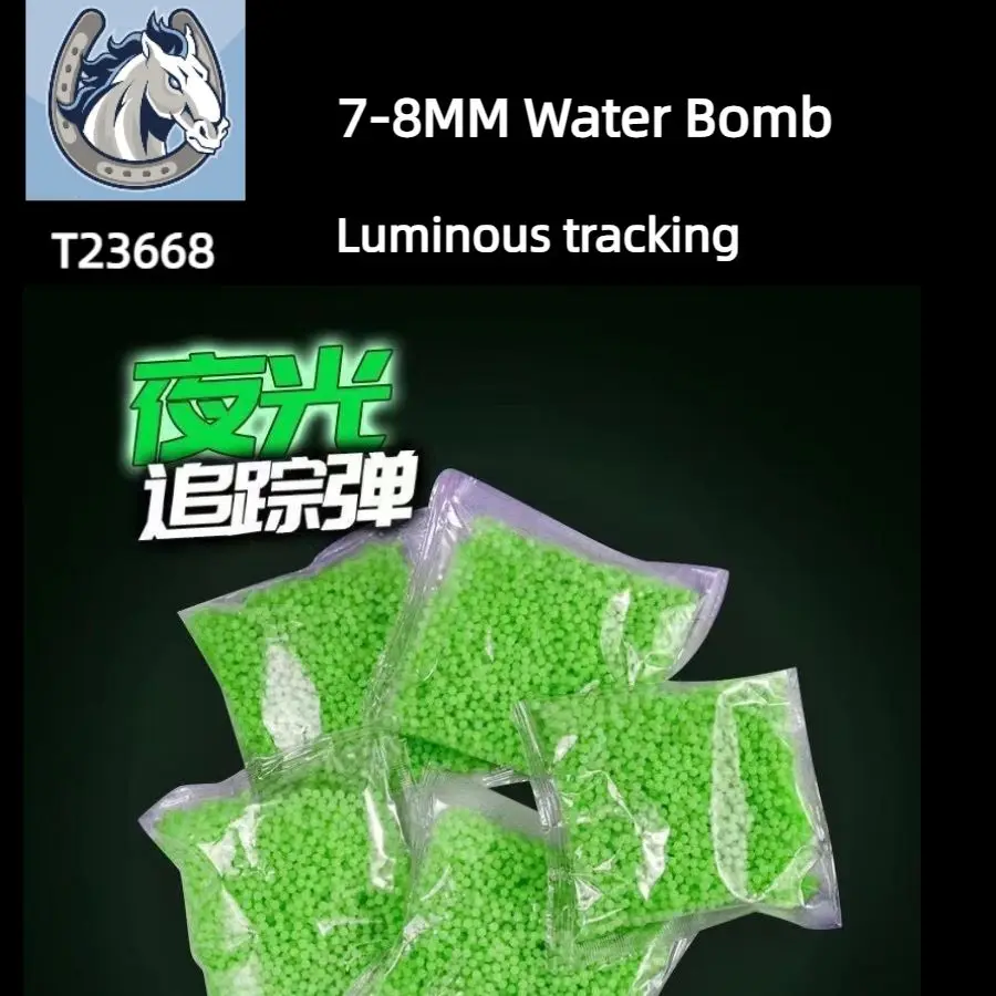 

7-8mm Water Bomb 5000 50g Bag Glow-in-the-dark Absorbent Tracer Absorbent 7-9mm Water Bomb loader