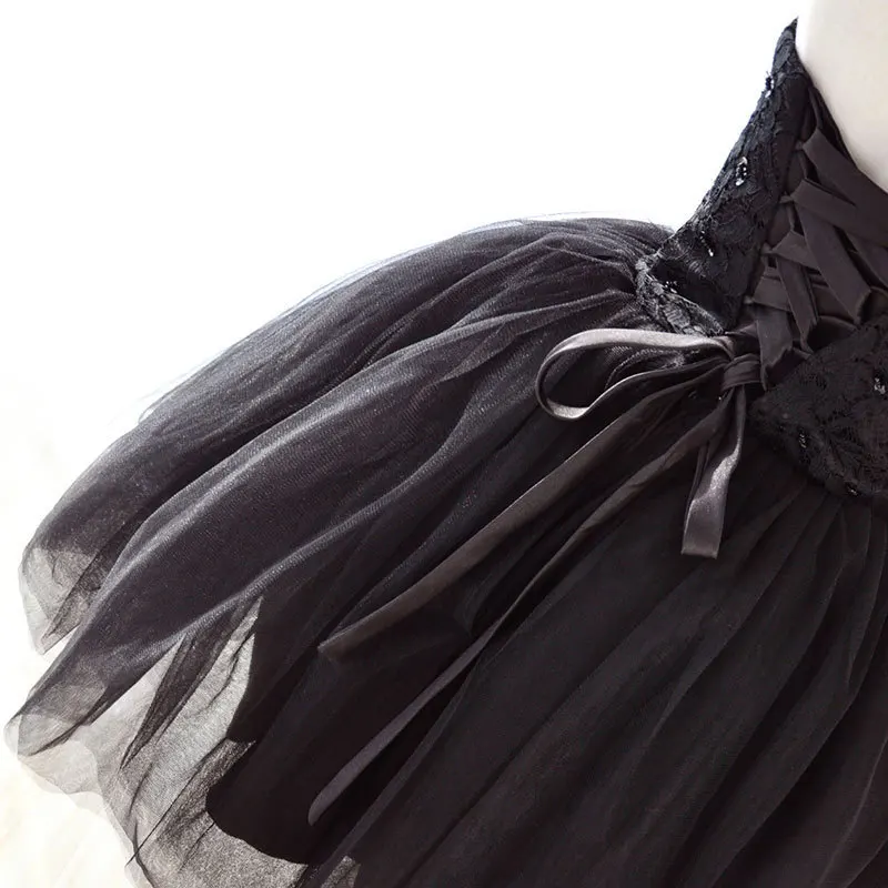 Sweetheart Strapless Lace Beading Cocktail Dresses Tulle A Line Short Party Prom Gowns Mini Homecoming Dresses Graduation Dress