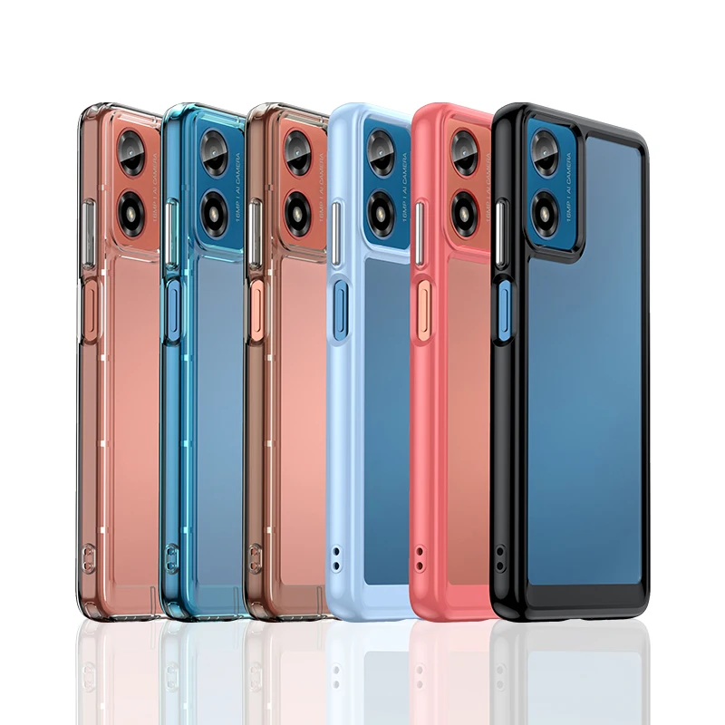 Vibrant Shockproof Protective Case - Durable Back Cover