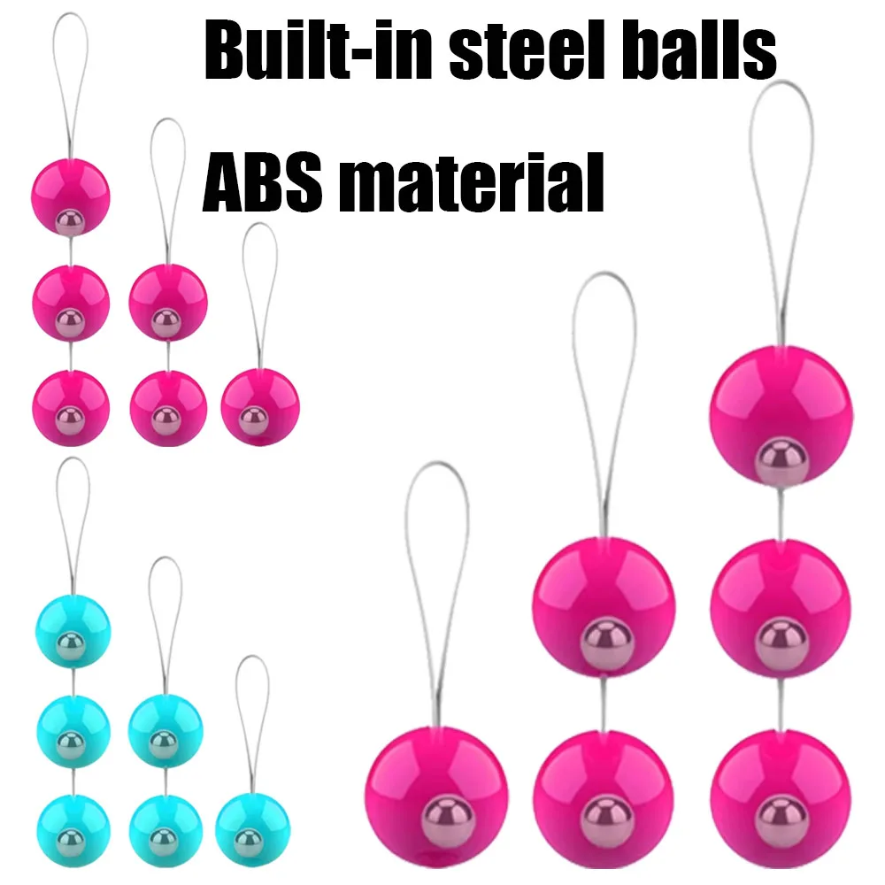 Kegel Balls Vaginal Trainer ABS Steel Ball Ben Wa Geisha Beckenboden Übungsstraffungsset für Frauen