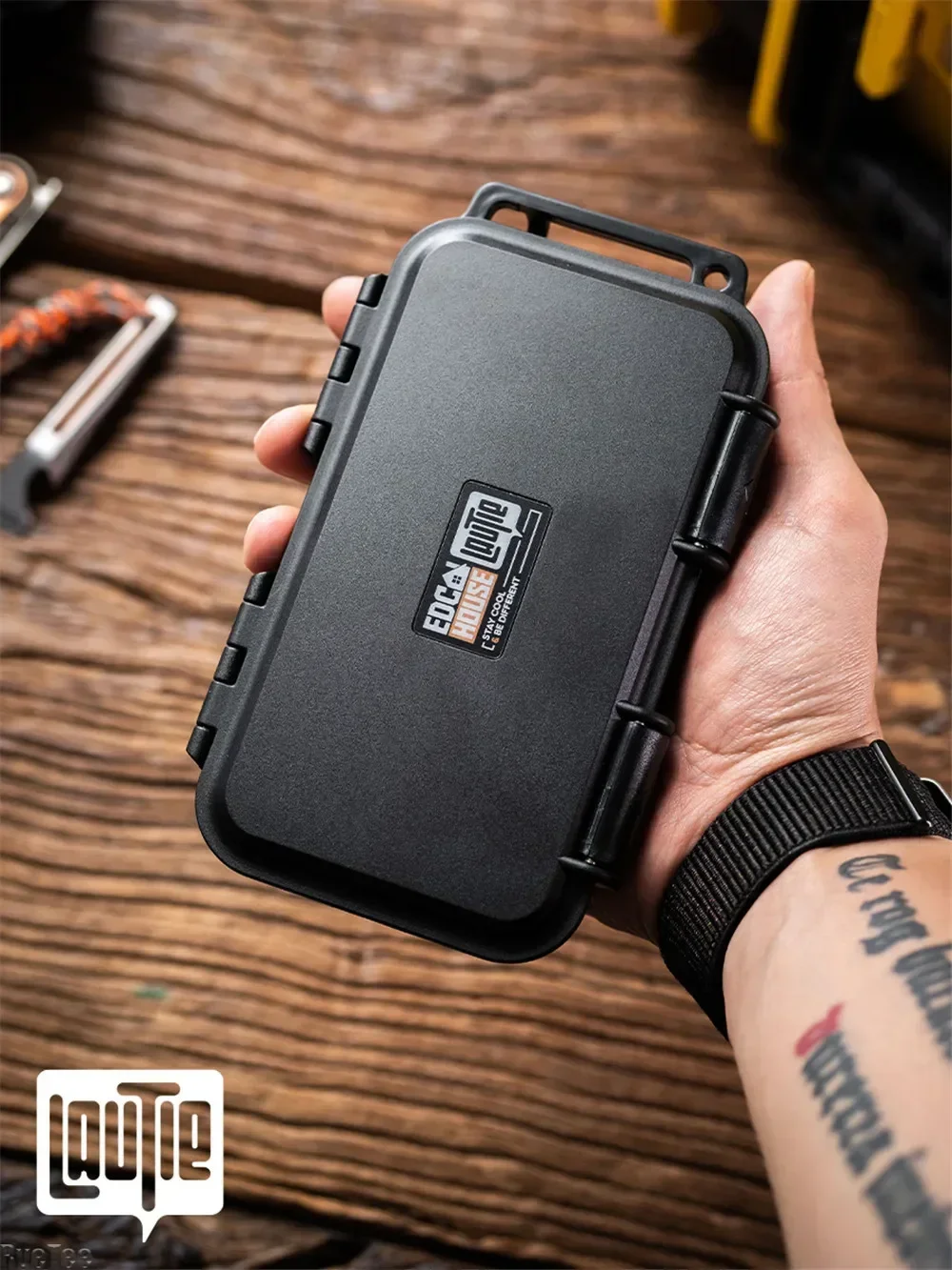 High Quality 15x12x4.6cm Tool Box Waterproof Organizer Strip High Sealing Drop Resistance Shockproof with Sponge for EDC Tool 3