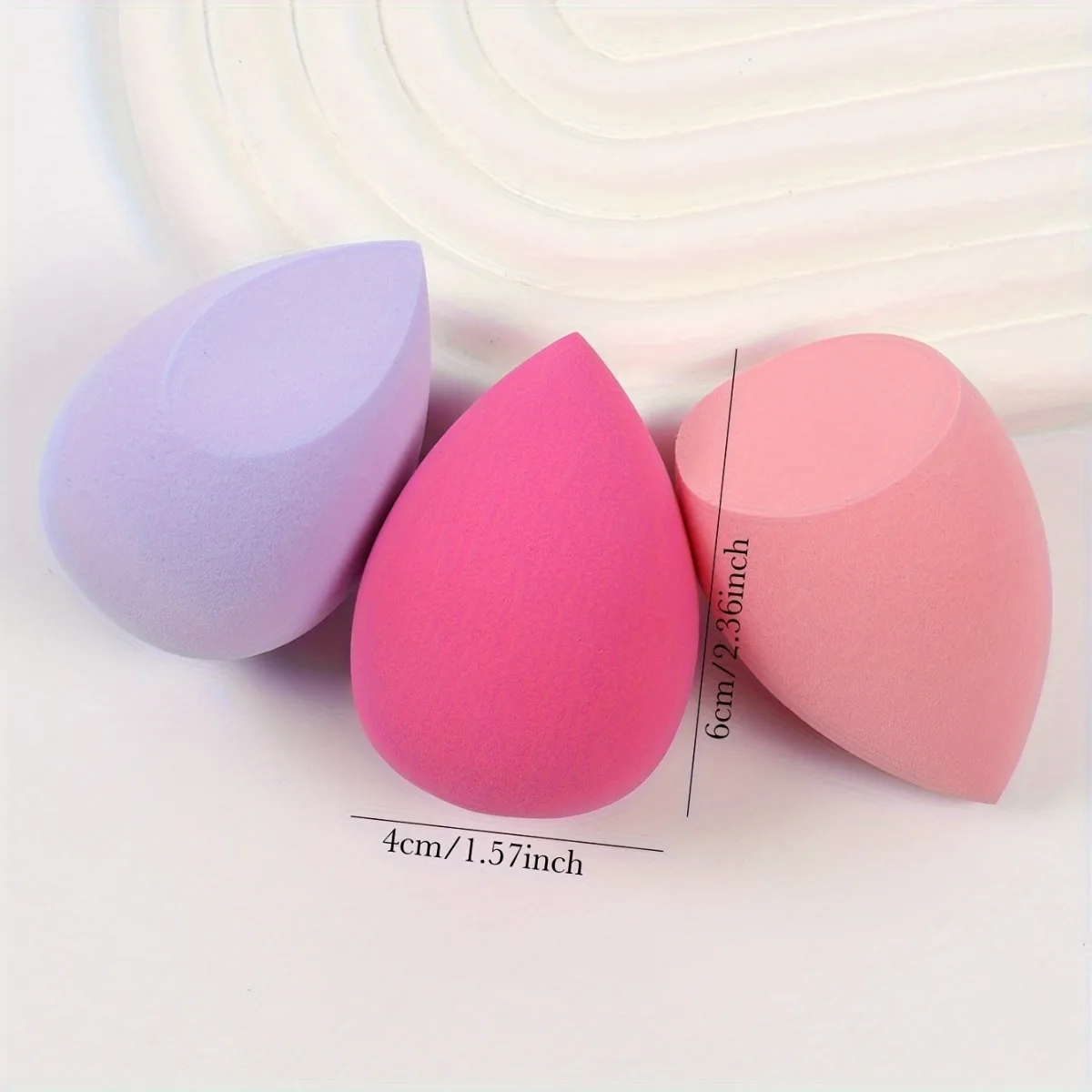 8Pcs Hydrophilic Makeup Sponge Set - Assorted Shapes & Powder Foundation | Non-Latex Flawless Application Professional Kit