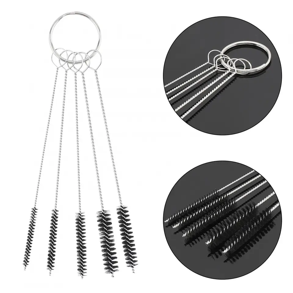 Set De Limpieza De Carburadores, Incluye Cepillos De Alambre Y Agujas