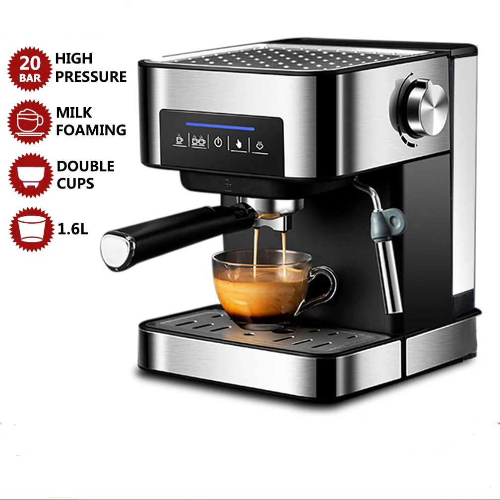zzuomEspressoMachine20BarCoffeeSemiautomaticHouseholdMakerwith