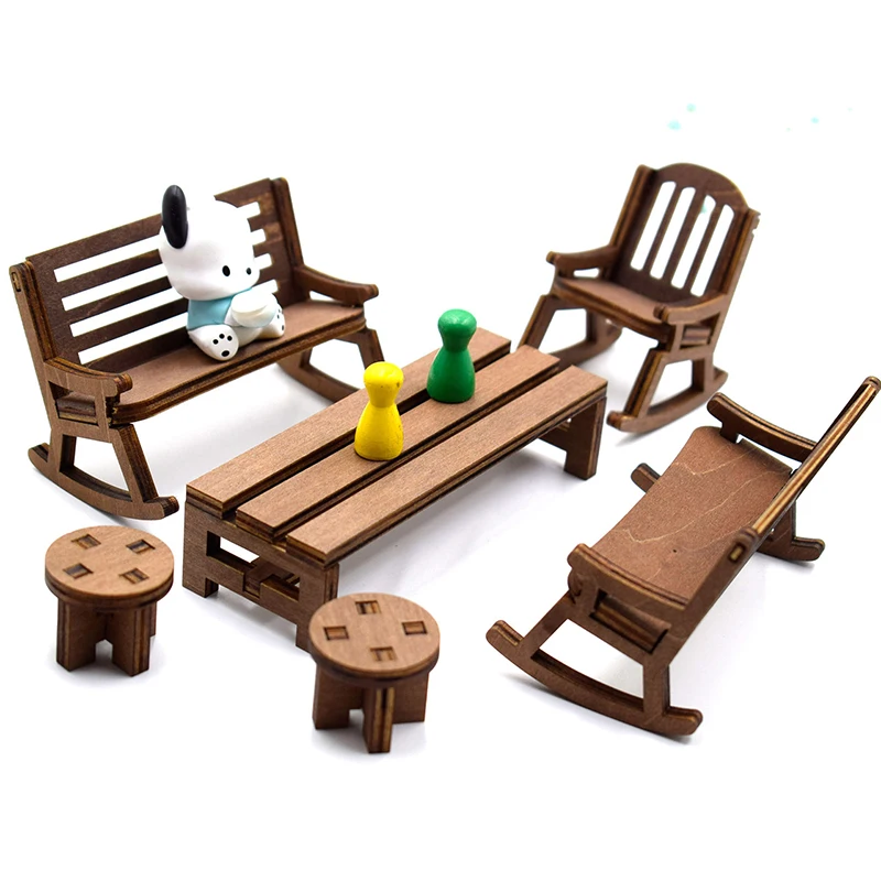 1-12-Dollhouse-Mini-Table-Chair-Dolls-House-Rocking-Chair-Dollhouse ...