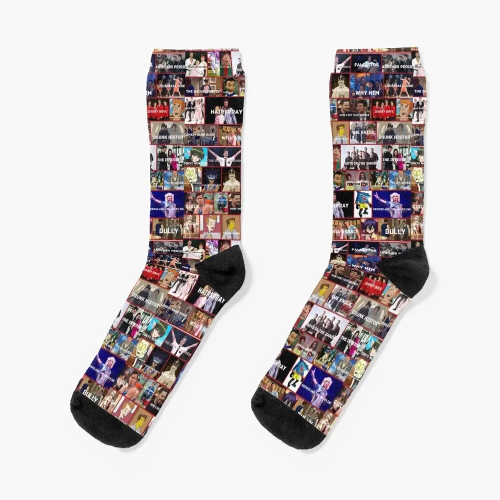 

Andrew Rannells Roles Socks custom Rugby Women Socks Men's