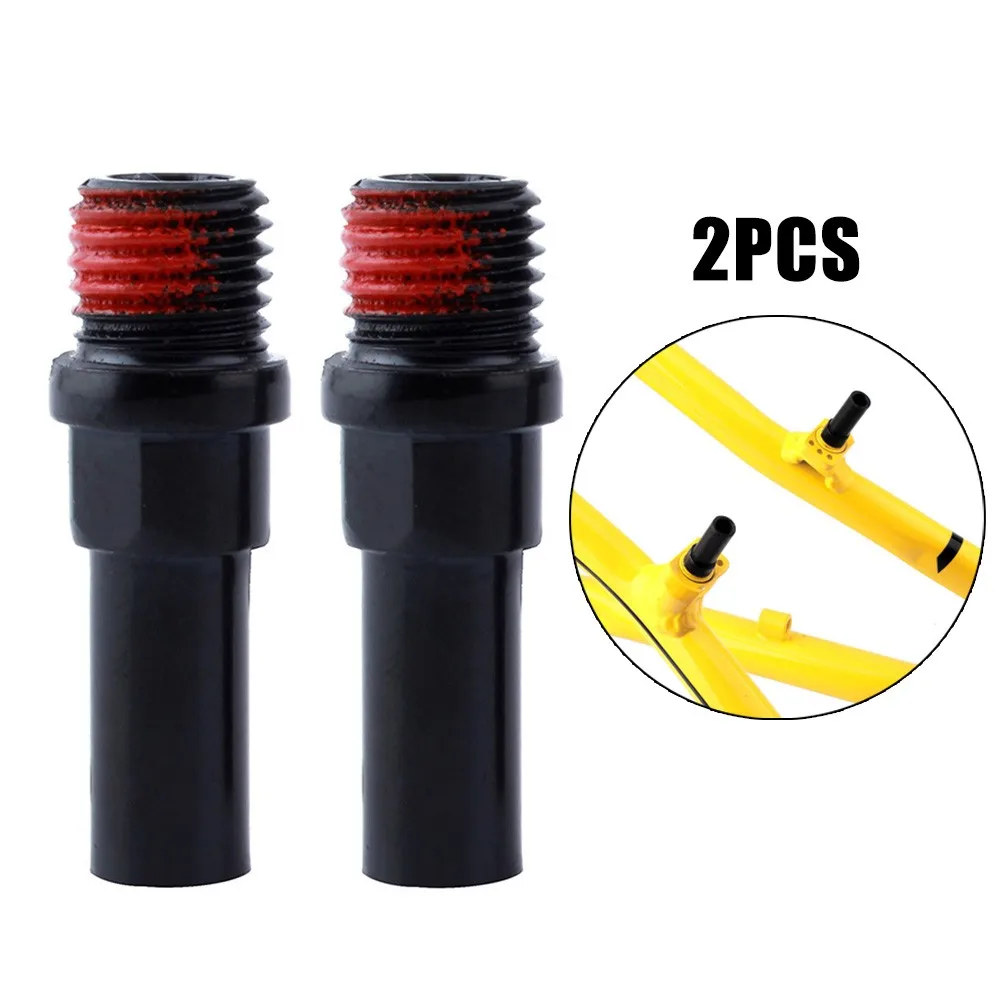 

High Strength M10*1 25 V Brake Mounts, Black Coated Steel Screws, Smooth Edge, Easy and Stable Installation 2 Pack