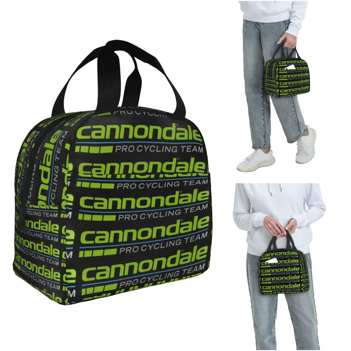 캐논데일 여성용 어린이용 보온 도시락 가방 휴대용 식품 상자 보온 도시락 가방..