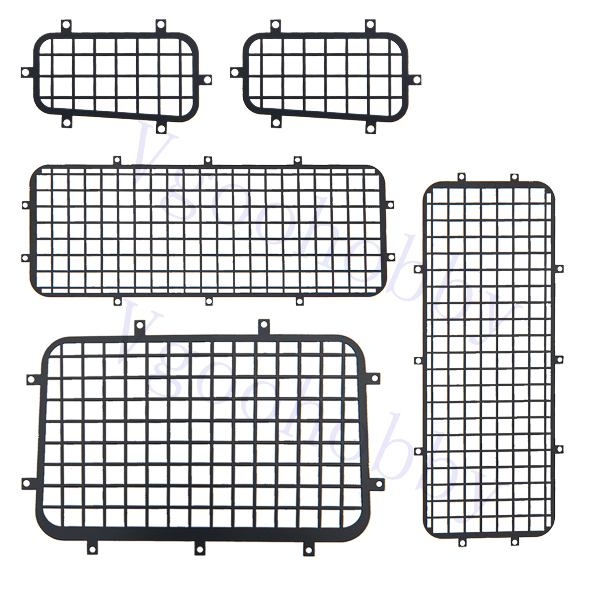 RC Metal Window Mesh Protective Net Mesh Window Covers Compatible with Traxxas TRX 4 TRX 4 1/10
