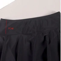 Plus Size Tennis Skirt for Women Black Golf Mini Skirt with Built-in Shorts Stretch Short Skort Female Gym Sporty Workout - Image 5