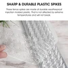 10/20/30Pcs Spikes Repeller Cat Plastic Bird Repellent Anti Pigeon Anti-bird Squirrel Garden Fences Control Transparent Spikes 4