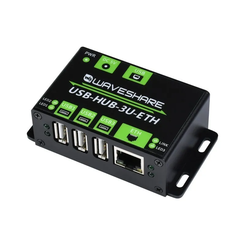   USB  Ȯ 3x USB Ʈ 100M ̴ Ʈ ESD ȣ USB Ʈ ɼ 5V 2A  