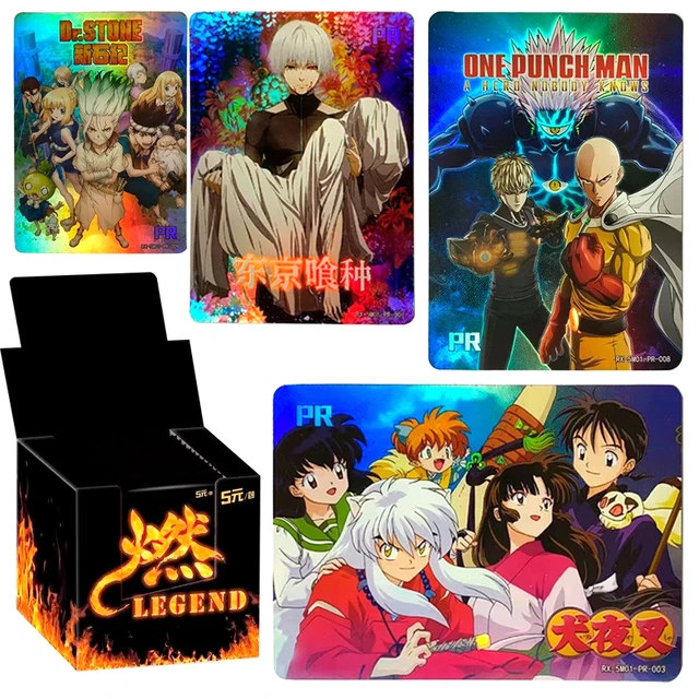 FIRE LEGEND Collection Cards Anime Figures Card Child Kids Birthday Gift Game Cards Table Toys For Family Christmas 6
