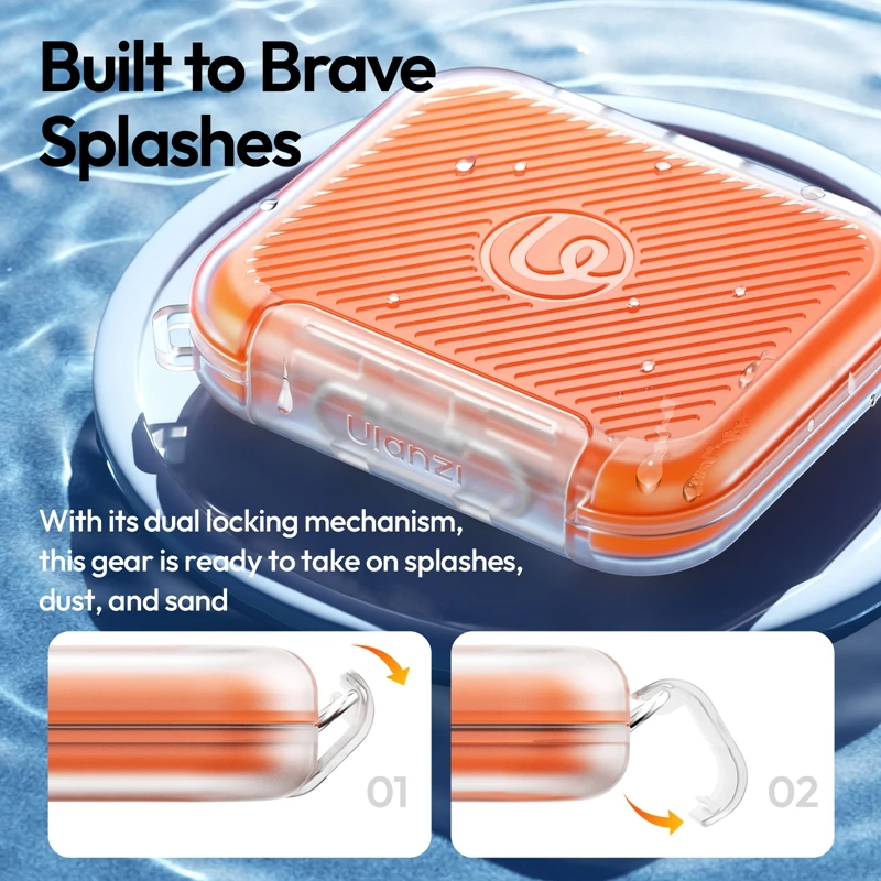 Ulanzi CC01 Mini Memory Card Case for SD TF CFA Cards Protable with Silicone Insert