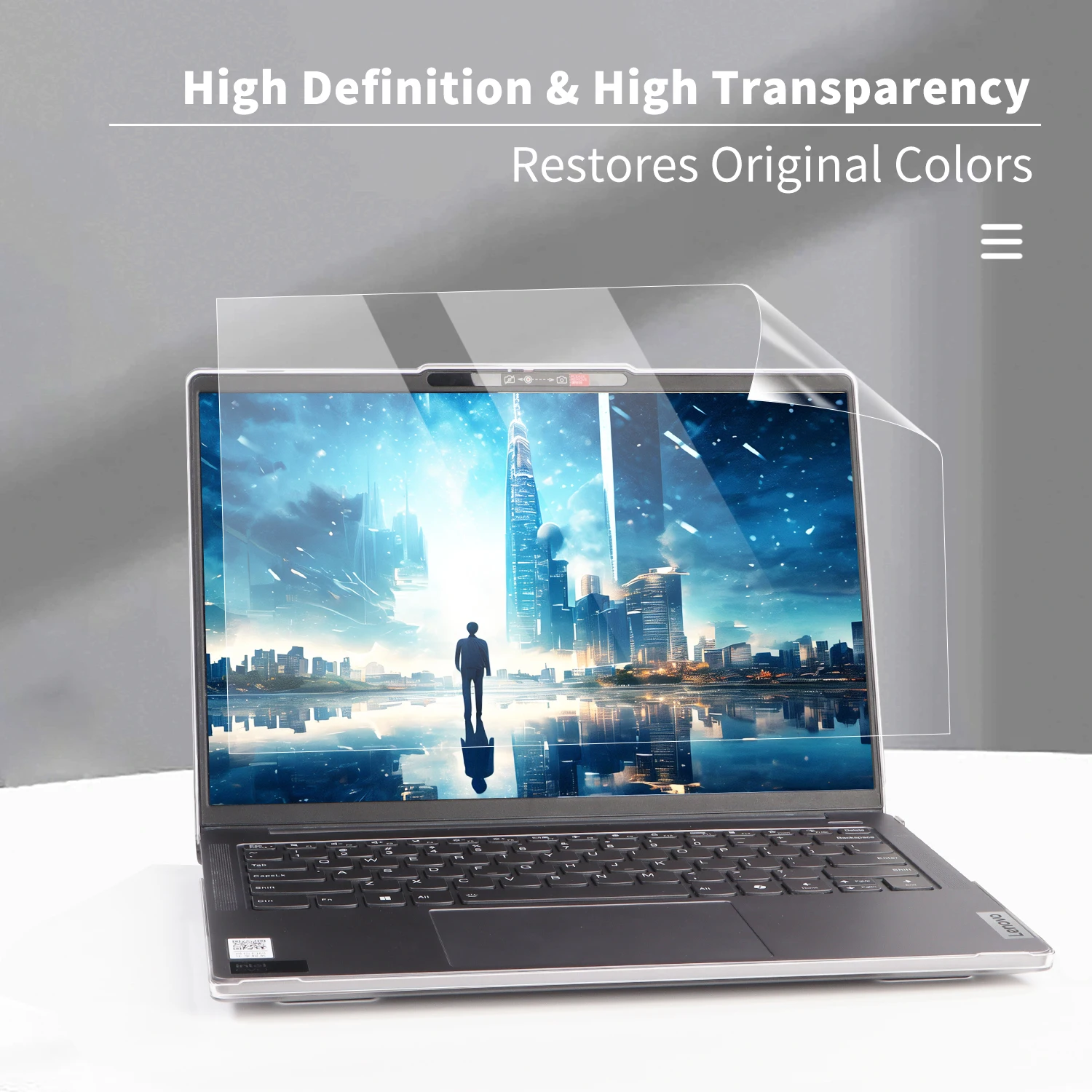 Matte Laptop Case Conjunto para Lenovo Shell Protetor Tela Flim e Tampa do Teclado 14 Polegadas 14 Polegadas 2023 Ideapad Pro 14imh9 Modelo 14ahp9 - Imagem 6