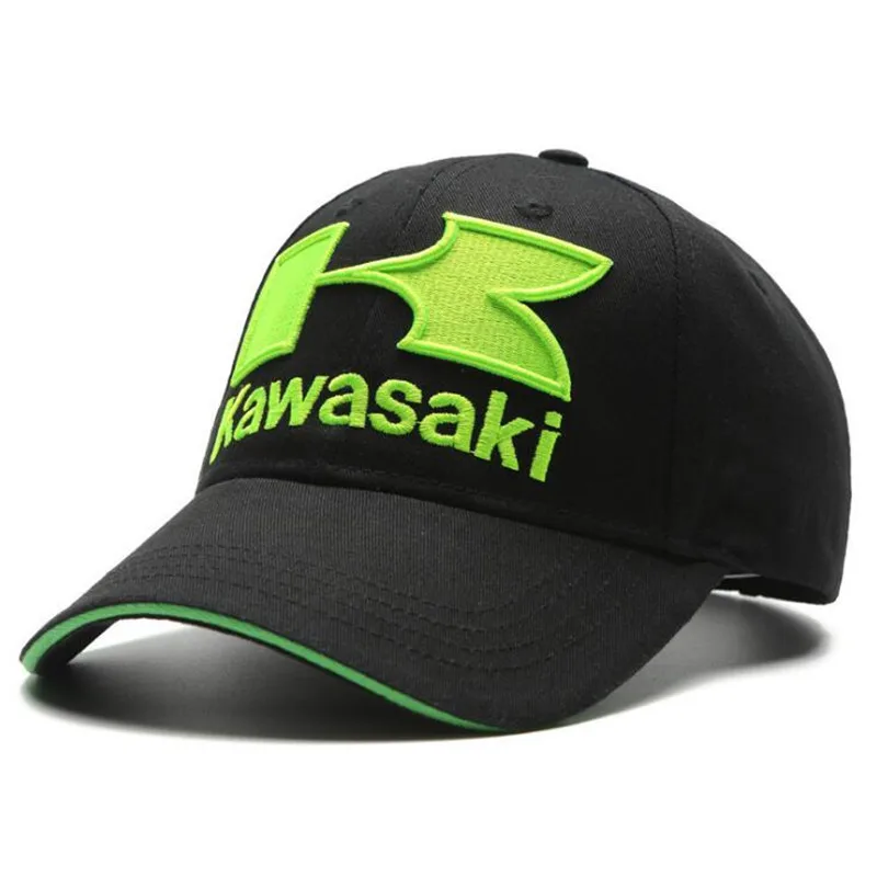 Kawasaki Genuine Men's and Women's Fashion Baseball Hat Embroidered Motorcycle Truck Driver Hat Dad Hat Racing Hat