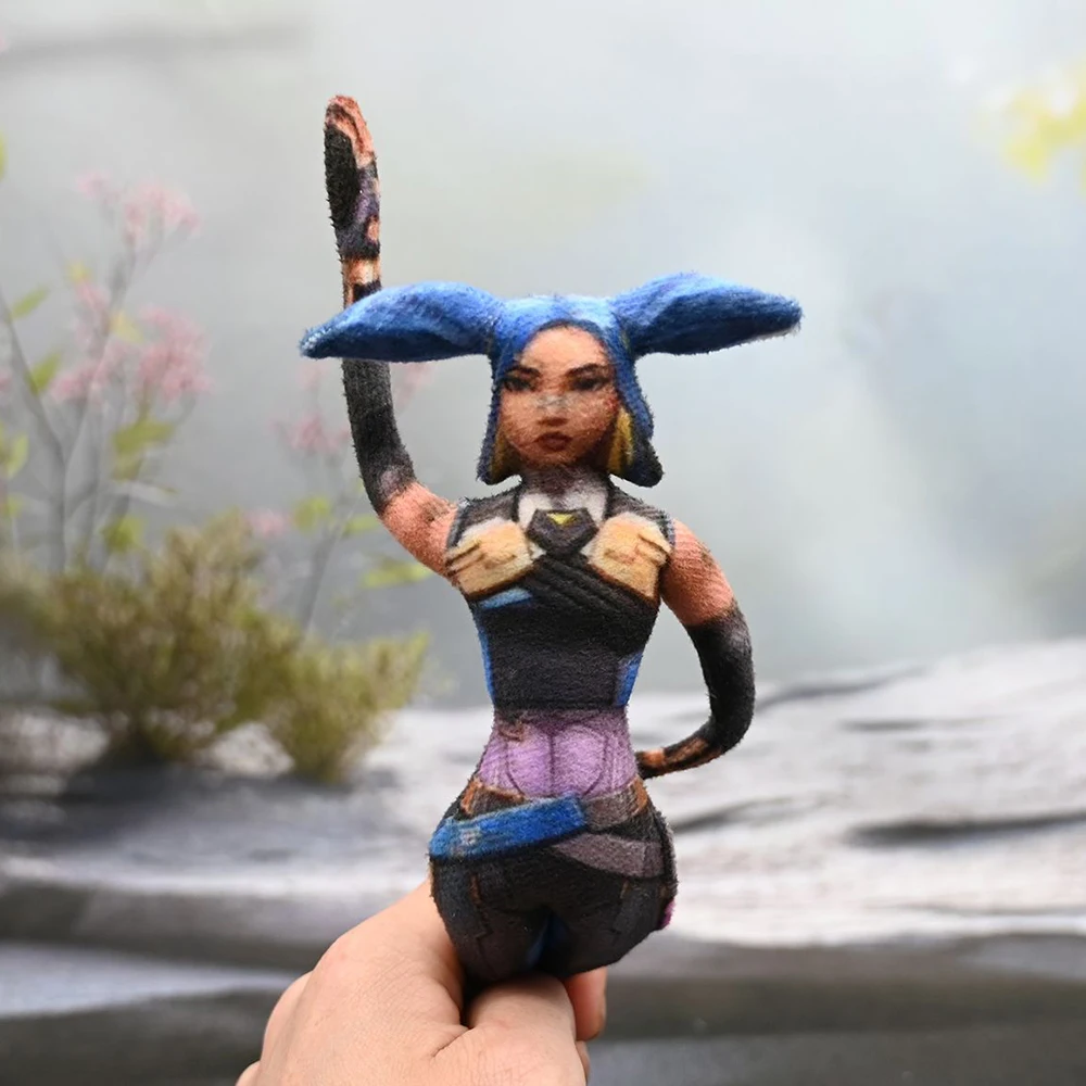 Game Valorant Jett Chamber Viper Sage Phoenix Kay Cosplay Doll Plush Stuffed Abstract Dolls Joint Mobility Room Decoration Props