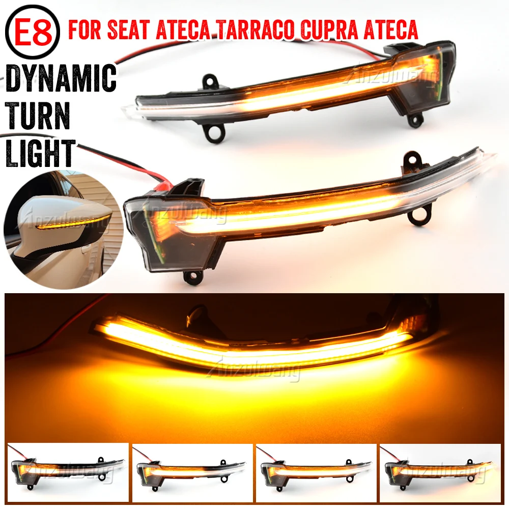 Per Seat Ateca Cupra Ateca Tarraco 2016-2019 Indicatore Lampeggiante Dinamico Per Auto Indicatore Di Direzione Sequenziale