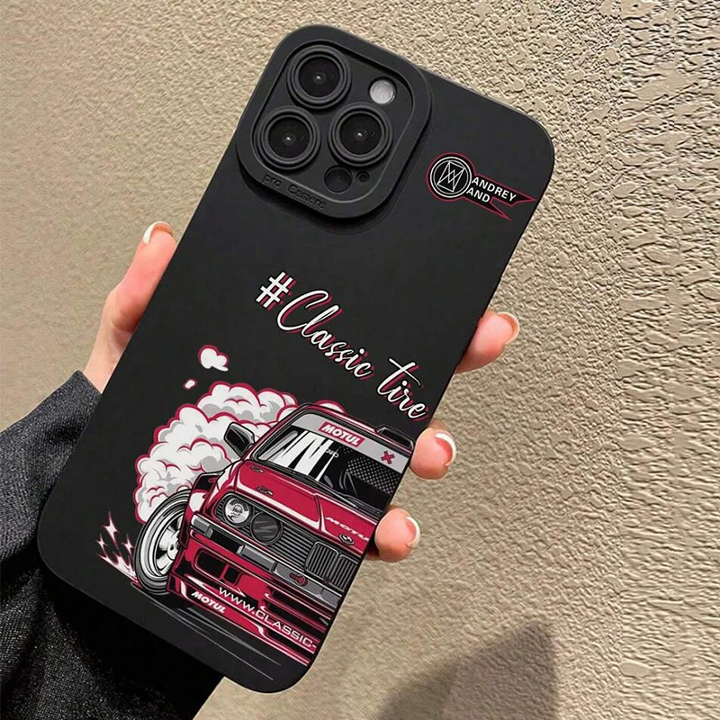 Stylish Camera Pattern Soft Silicone Phone Case