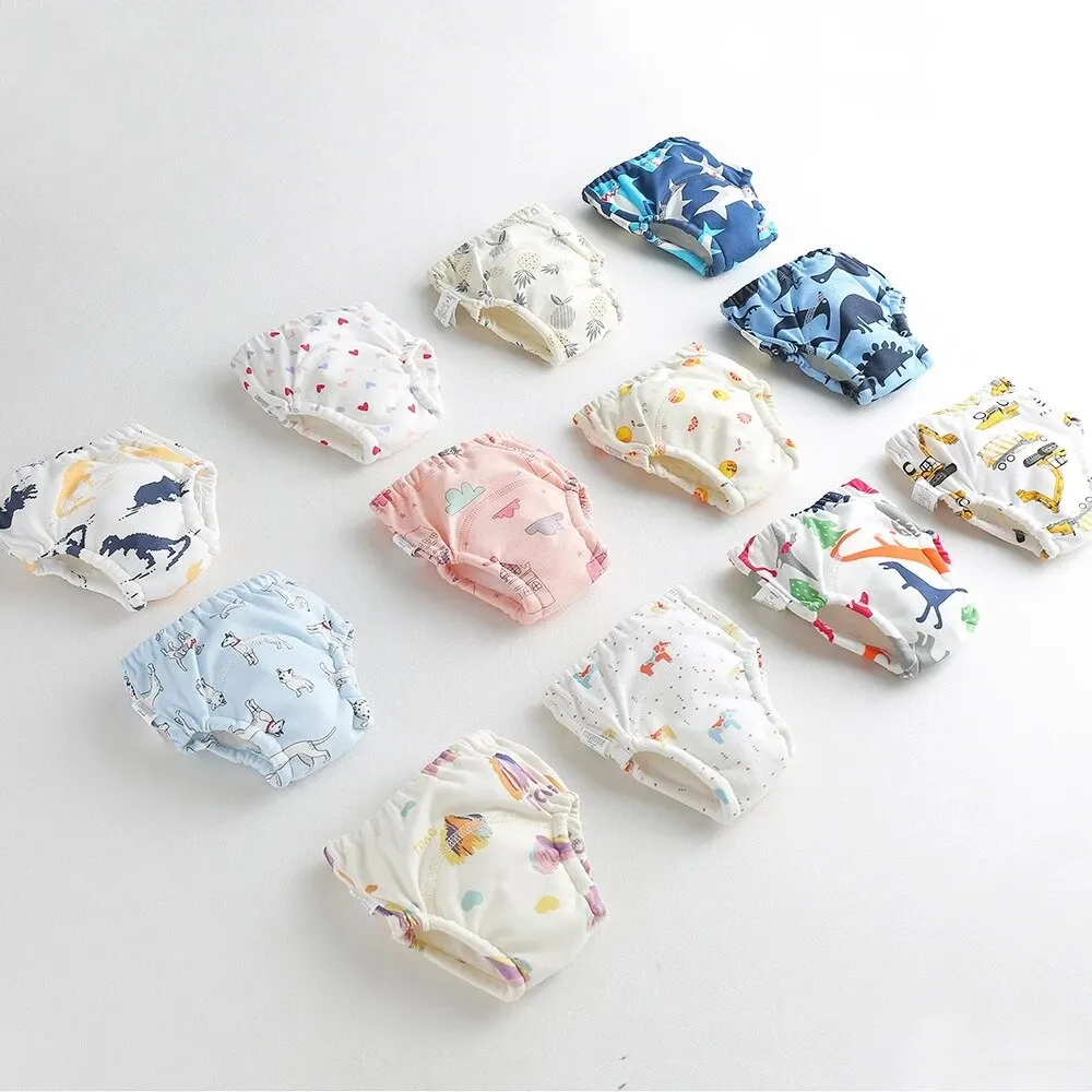 Baby Waterproof Reusable Training Pants Diaper Infant Shorts Nappies Underwear Cloth
