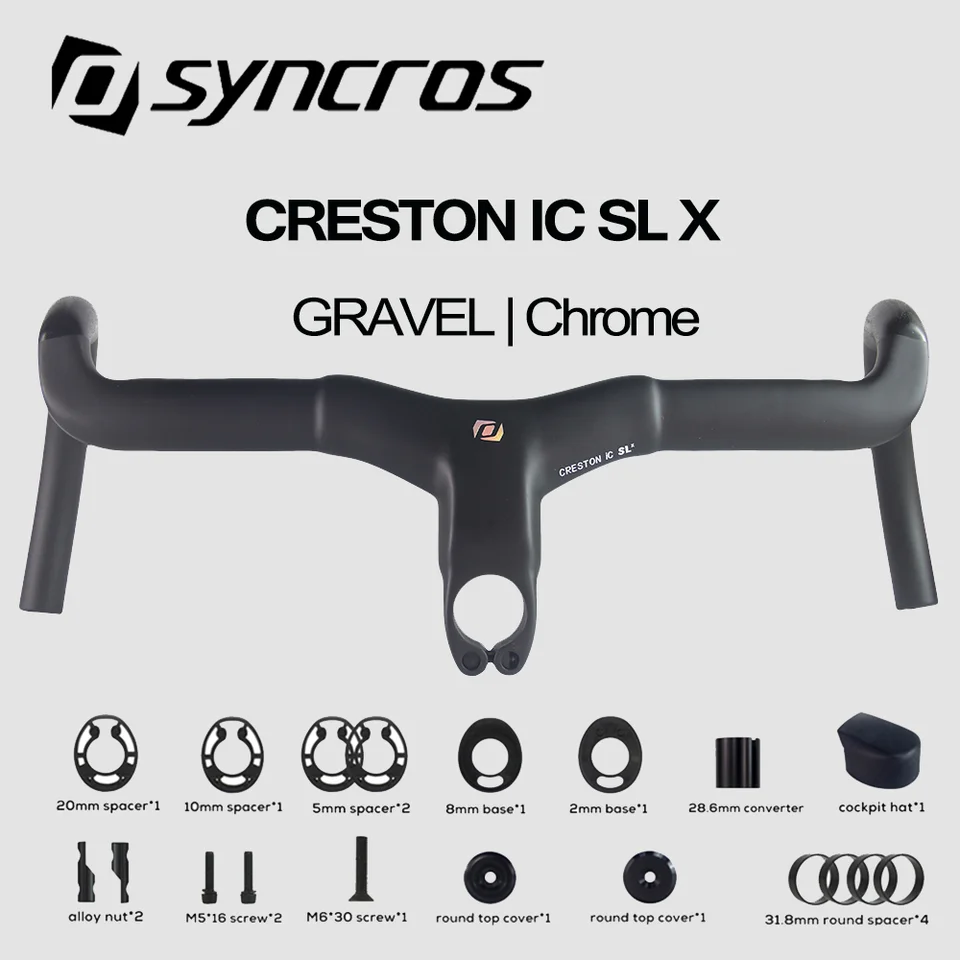 Syncros Chrome Creston IC Sl X Gravel Integrated Cockpit
