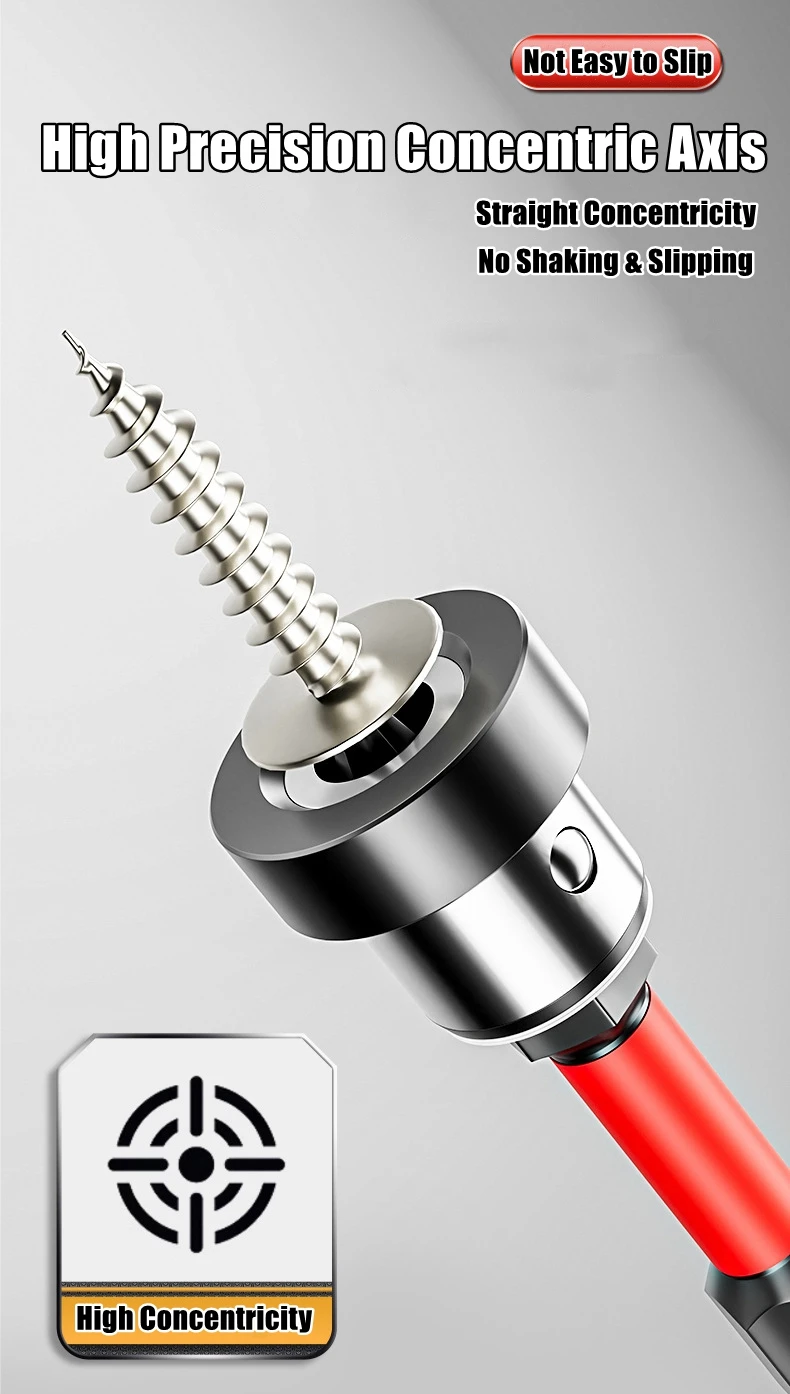 Magnetic Positioning Screwdriver Bits Drywall Screw Bit 50mm Gypsum Board Plasterboard Screws Locating Batch Head Drilling Tools