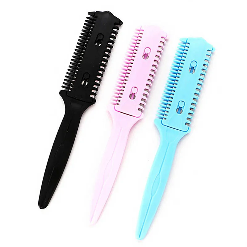 1PC Hair Razor Hairdressing Tool Barber Scissor Hair Cut Styling Razor Magic Blade Comb