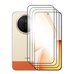Premium 6 - in - 1 Tempered Glass Screen Protector - 2.5D Full Cover Film for Honor X80 ProMax (Only 3 Front Glass)