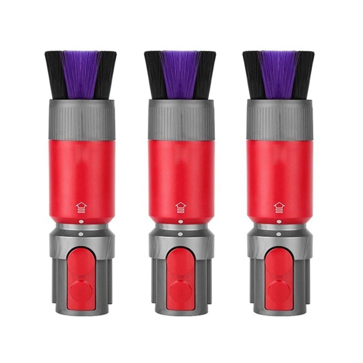 

3PCS for Dyson V7 V8 V10 V11 V12 V15 Vacuum Cleaner Traceless Dust Removal Soft Brush Universal Suction Head Accessories