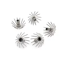 Squid Hook Fishing Tackle Lures Squid Jig Lures with Hook Fish Hook Accessory 304 Stainless Steel Clamp for Fishes Floating Bait