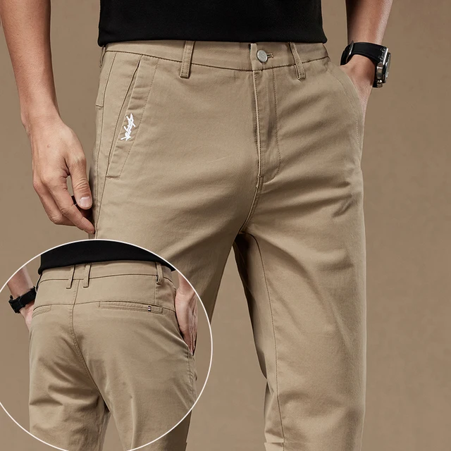 Business Casual Khaki Trousers