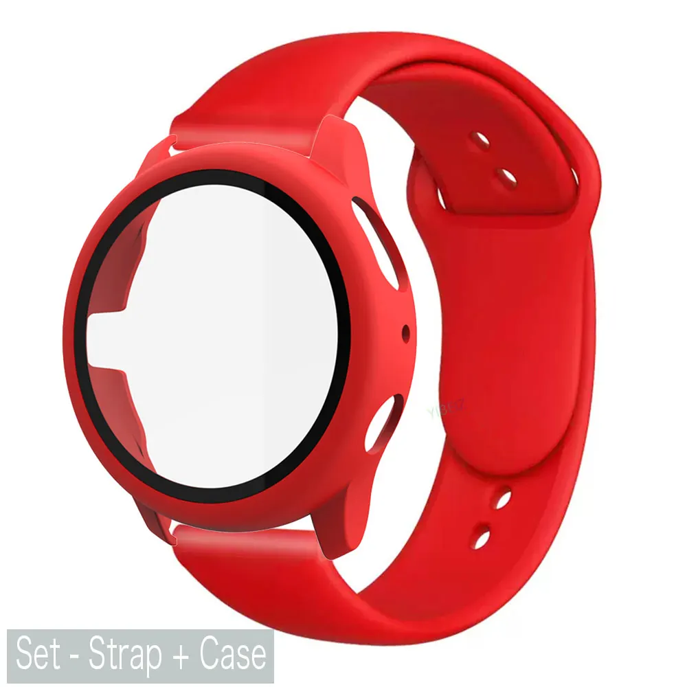 Protective Glass Film Case & Strap Set with Bracelet Accessories