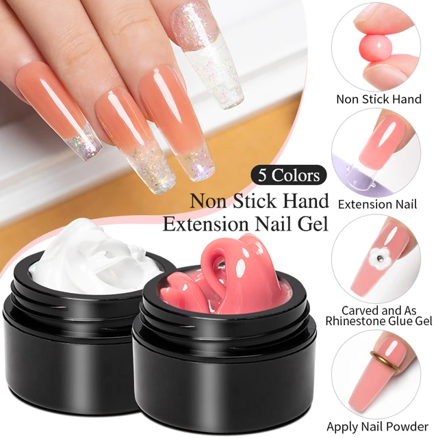 Puente 15ml Non Stick Hand Solid Extension Nail Gel 3d Sculpture Modeling  Carve Rhinestone Glue Easy Operate Nail Extension Gel - Nail Gel -  AliExpress