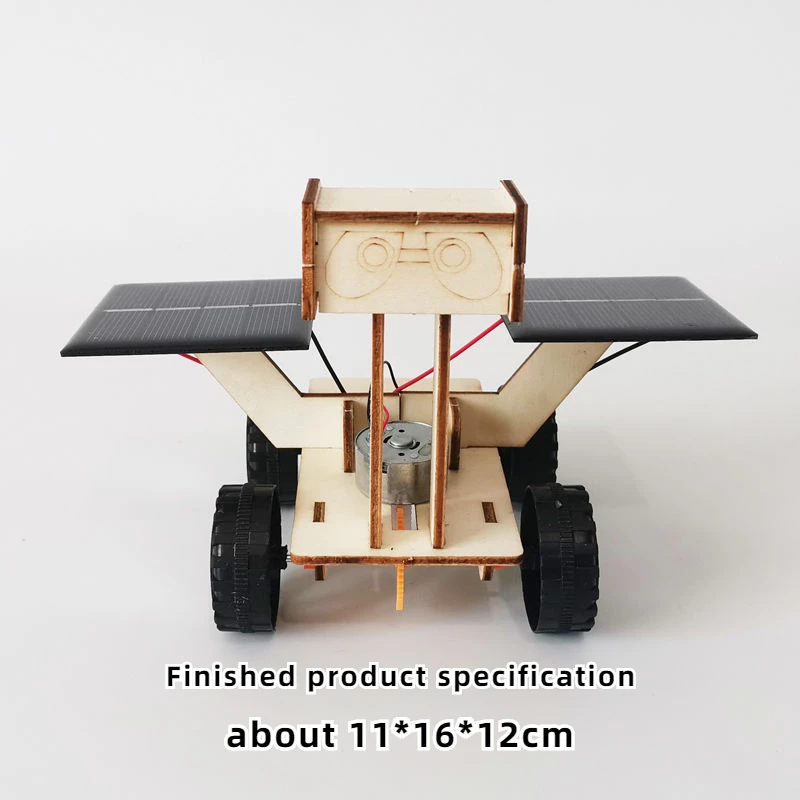 Robot Solar Rover Mars de pequeña producción para estudiantes, juguete de física, materiales hechos a mano, juguetes Stem, Ciencia y Tecnología, bricolaje