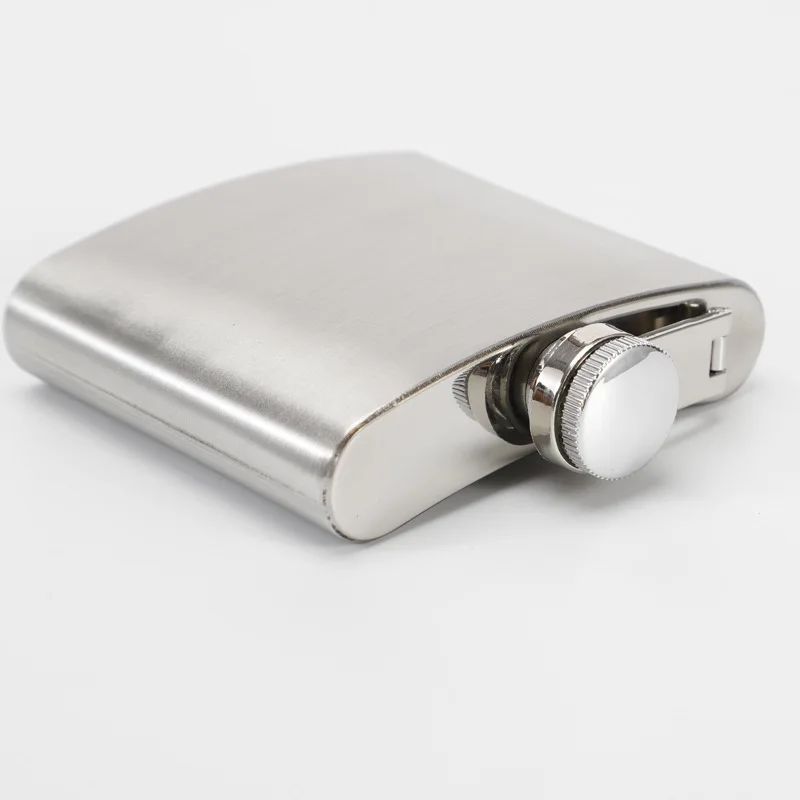 스테인레스 스틸 목이 좁은 병 와인 위스키 냄비 7oz/200ml, 야외 와인 위스키 휴대용 힙 플라스크 알코올 병 음료 용기 맞춤형