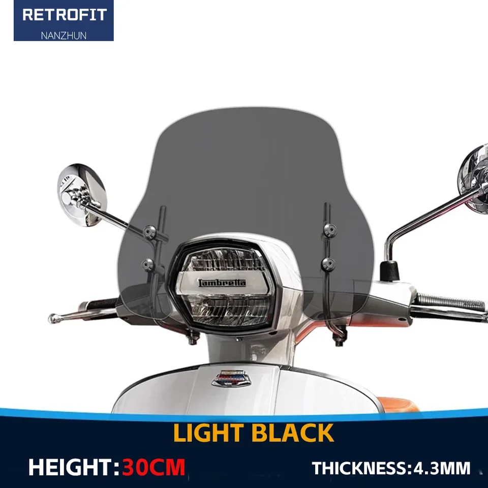 Motorcycle New For LAMBRETTA G350 2023 Front Windshield