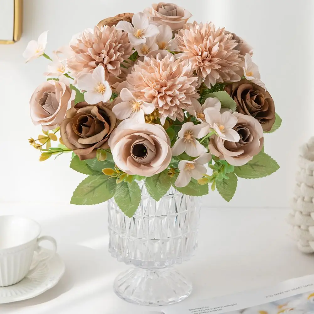 Silk Hydrangea Rose Bouquet 3