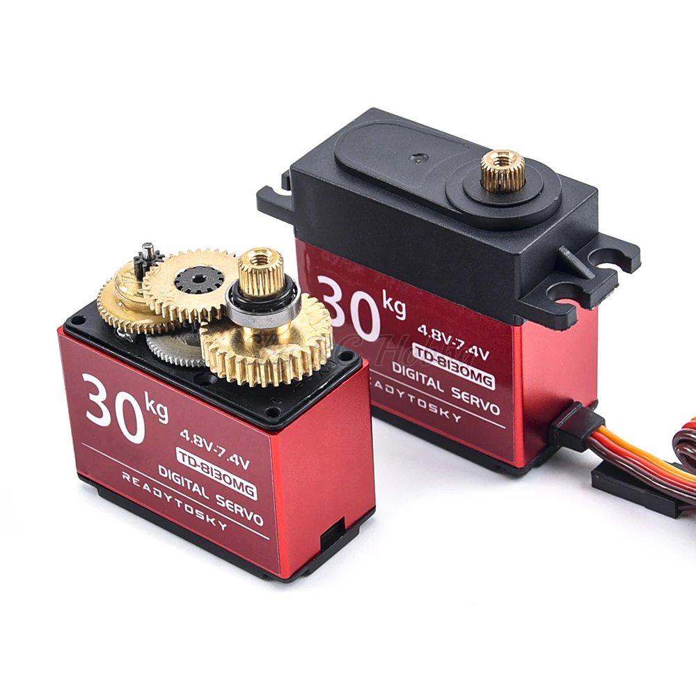 Heavy-Duty Waterproof Digital Servo with Metal Gears and 25T Arm